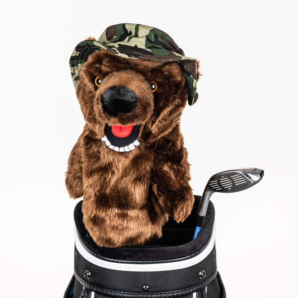 Military Bear Golf Headcover - Daphne's Headcovers