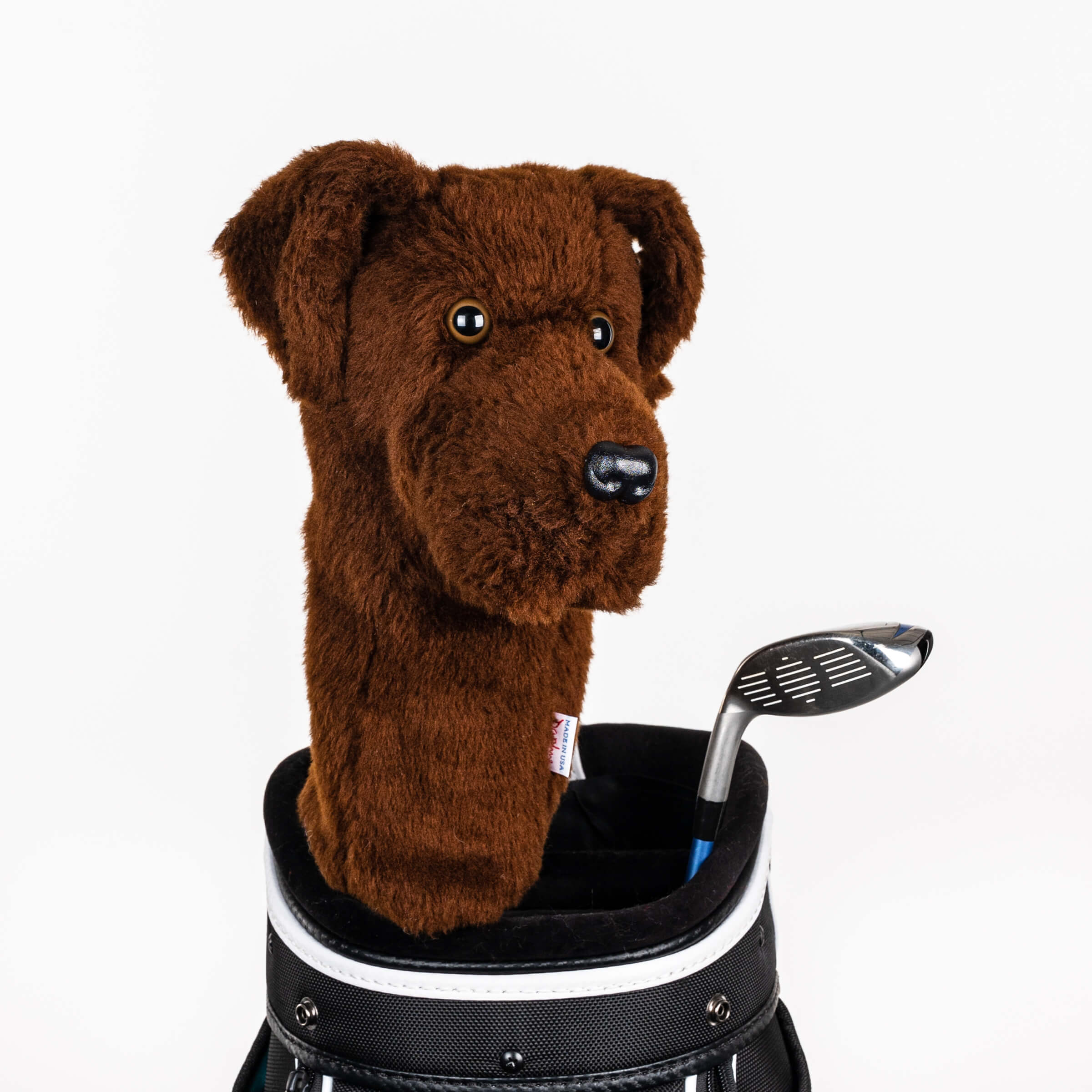 Chocolate Lab Golf Headcover - Daphne's Headcovers